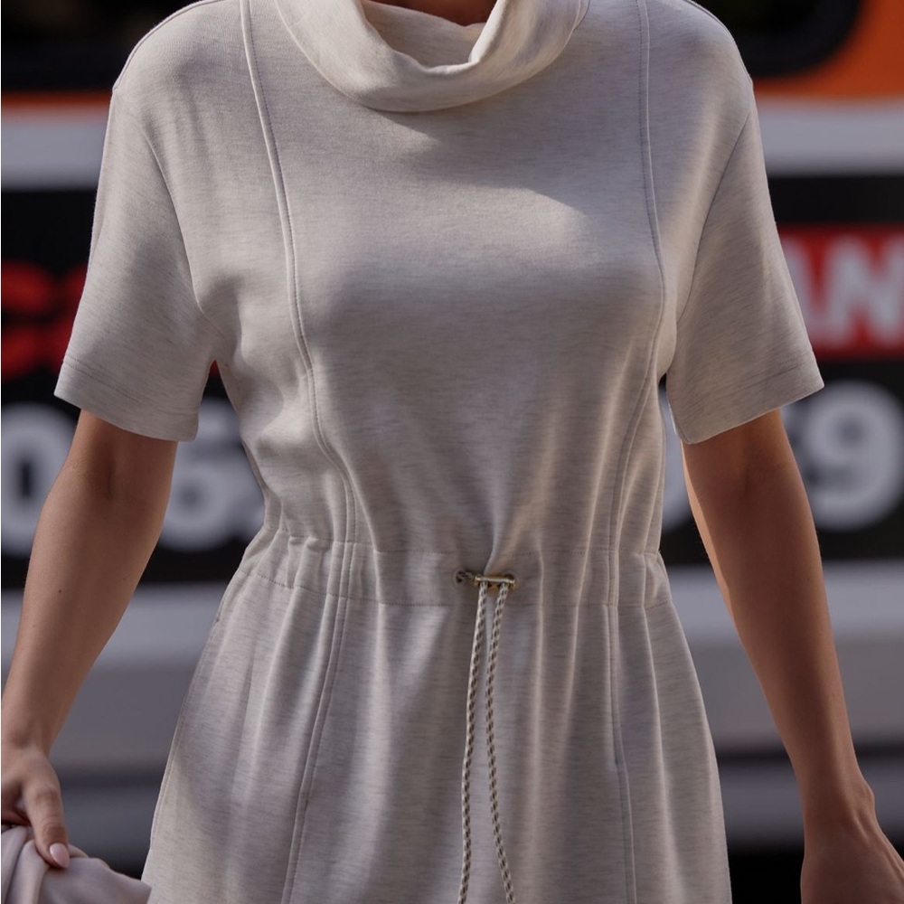 Varley Cream Mini Dress